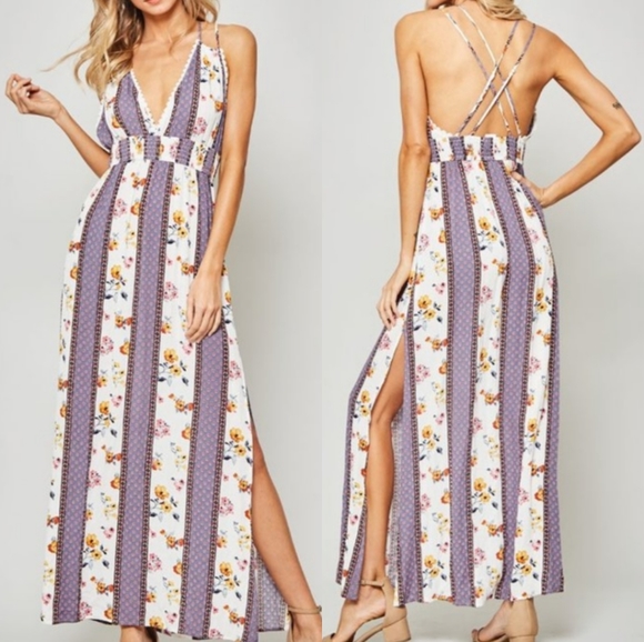 🆕🌿BOUTIQUE FLORAL BOHO MAXI🌿 - Picture 3 of 6